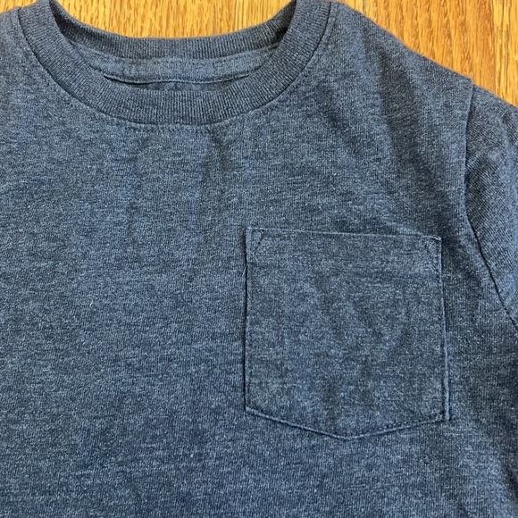 Lot of Two Gap Pocket Tees. Dark Gray and Light Blue - Picture 3 of 14